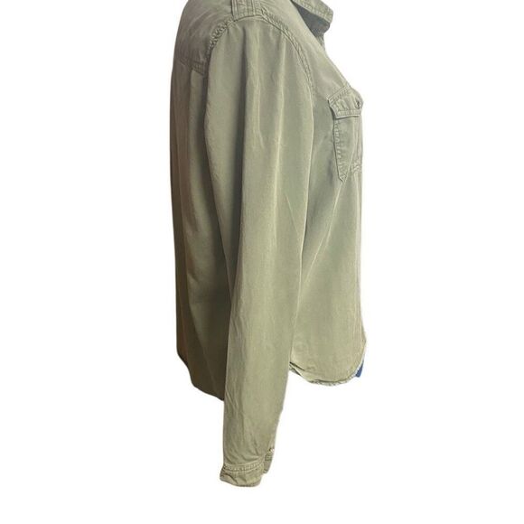UNIVERSAL THREAD Women’s Military Theme Style Button Shirt Size XL Green SEE DES - Picture 2 of 10